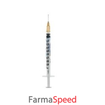 siringa per insulina extrafine 1ml 100 ui ago removibile 25 gauge 0,5x16 mm 1 pezzo