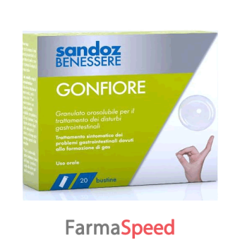 sandoz benessere gonfiore per meteorismo intestinale granulato orosolubile 20 bustine