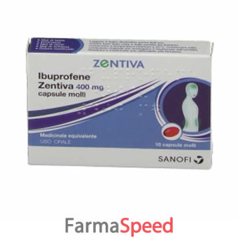 ibuprofene zen - 400mg capsule molli, 10 capsule in blister pvc/pvdc/al
