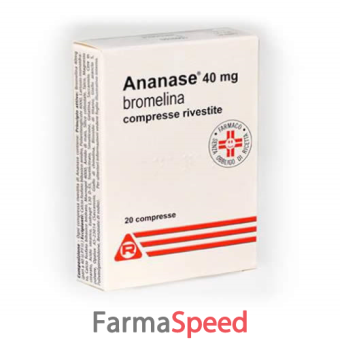 ananase - 40mg compresse rivestite, 20 compresse rivestite