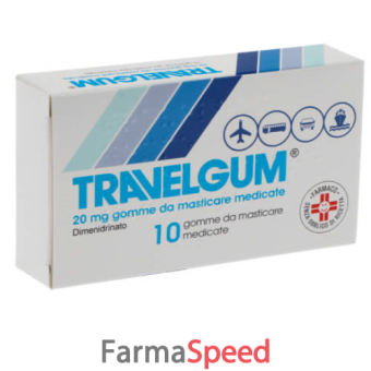 travelgum - 20 mg gomme da masticare medicate 10 gomme