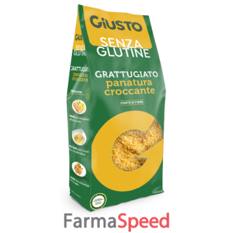 giusto senza glutine grattugiato panatura croccante 200 g