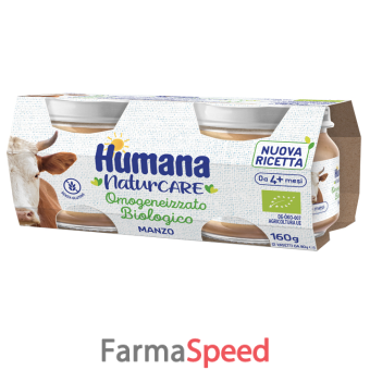 humana omogeneizzato manzo biologico 2 pezzi 80 g
