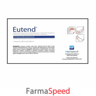 eutend 20 compresse effervescenti