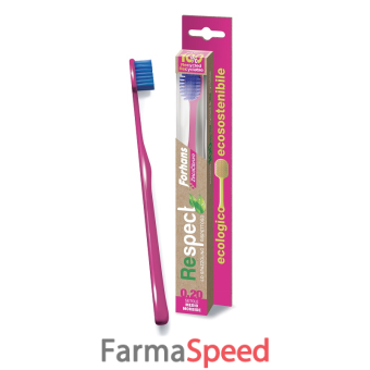 forhans respect spazzolino ecologico 0,20 setole medie morbide