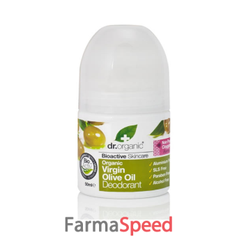 dr organic olive oil olio di oliva deodorant deodorante 50 ml