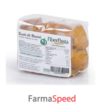 fiberpasta biscotti alle mandorle 250 g 8 pezzi