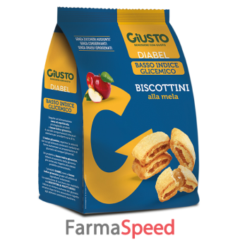 giusto diabel biscottini mela 250 g