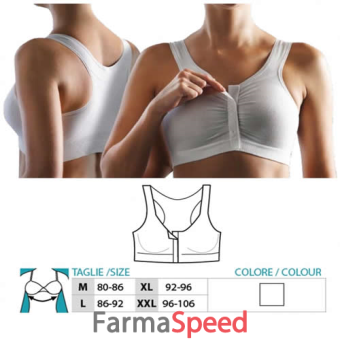 orione 9696 reggiseno post-operatorio bianco xxl