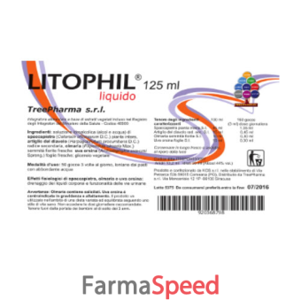 litophil liquido gocce 125ml