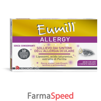eumill allergy gocce oculari 10 flaconcini da 0,5 ml