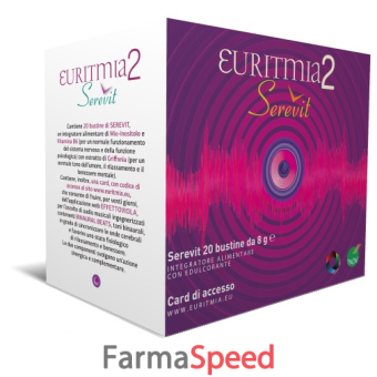 euritmia 2 serevit 20 bustine + card accesso sito online