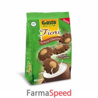 giusto senza glutine frollini cacao promo 3x250 g