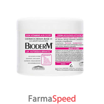 bioderm dermocrema base h vaso 500ml