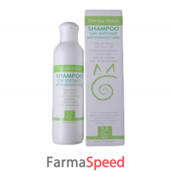 derma neem shampoo antiparassitario 250ml