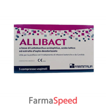allibact 5 compresse vaginali
