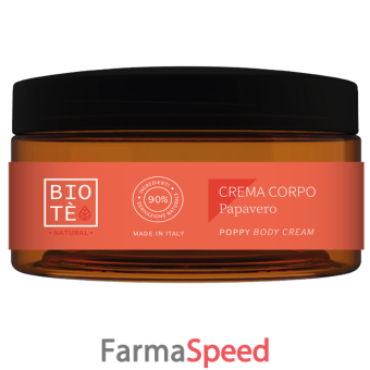 biote' crema corpo papavero 250 ml