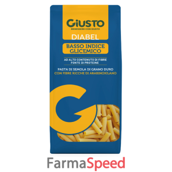 giusto diabel basso indice glicemico pasta sedanini 400 g