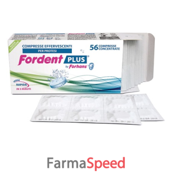 fordent plus 56 compresse concentrate per dentiere e apparecchi ortodontici