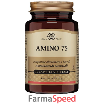 amino 75 solgar 30 capsule vegetali