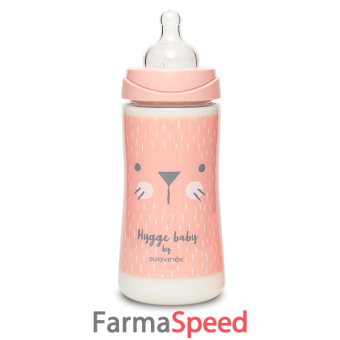 suavinex hygge biberon 360 pappa s coniglio rosa