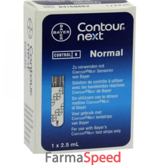 contour next normal control soluzione di controllo glicemia 2,5ml