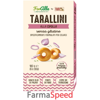 foralle tarallini alla cipolla 6 bustine x 30 g