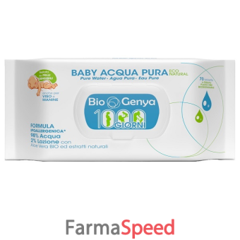 biogenya baby eco natura acqua pura 70 salviette