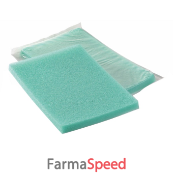 medicazione in compresse di poliuretano espanso formato da reticoli cellulari a nido d'ape 10pz 15x10x2cm