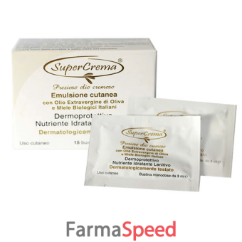 supercrema 15 bustine monodose 3 ml