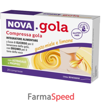 nova gola miele limone 20 compresse