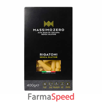 massimo zero rigatoni senza glutine 400 g