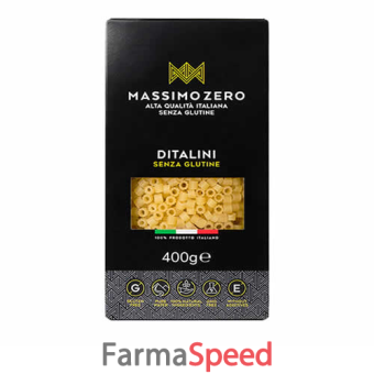 massimo zero ditalini senza glutine 400 g