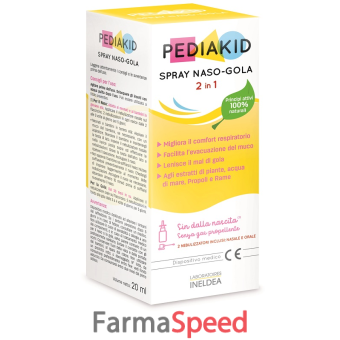 pediakid spray naso gola 20 ml