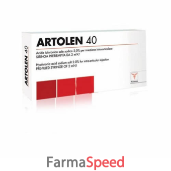 siringa intra-articolare artolen 40 acido ialuronico 2 ml