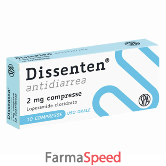 dissenten antidiarrea - 2 mg compresse 10 compresse in blister pvc/al