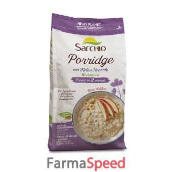 porridge mela nocciole 250 g