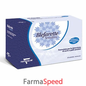 blefarette sensitive salviette monouso 20 pezzi