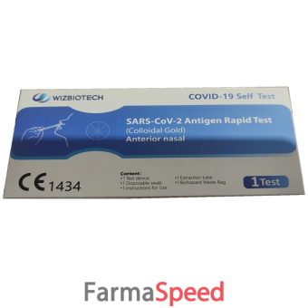 test antigenico rapido sars-cov-2 in tamponi nasali 1 pezzo