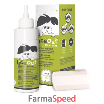 liceout lozione da 125 ml + pettine