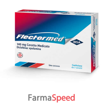 flectormed - 140 mg cerotti medicati, 7 cerotti in carta/pe/al/etilene e acido metacrilico copolimero