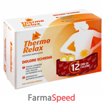 thermorelax fascia lombare + 4 dispositivi