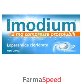imodium - 2 mg compresse orosolubili, 12 compresse