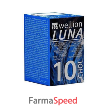 wellion luna 10 strips strisce per misurazione glicemia