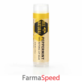 bee natural balsamo labbra gusto menta piperita