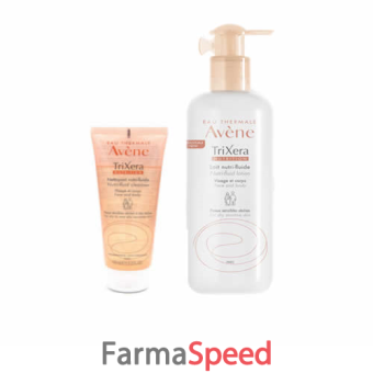 eau thermale avene trixera latte nutriente detergente 400 ml + detergente 100 ml