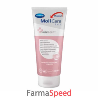 molicare skin crema trasparente all'ossido di zinco 200 ml