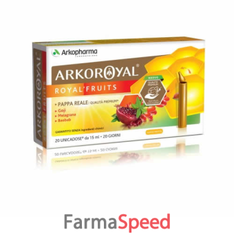 arkoroyal royalfruits 20 fiale