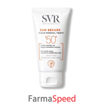 sun secure ecran mineral crema viso pelle normale e mista 50 ml