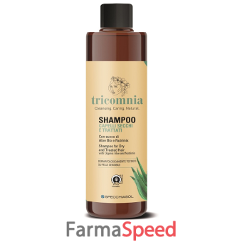 tricomnia shampoo capelli secchi e trattati 250 ml